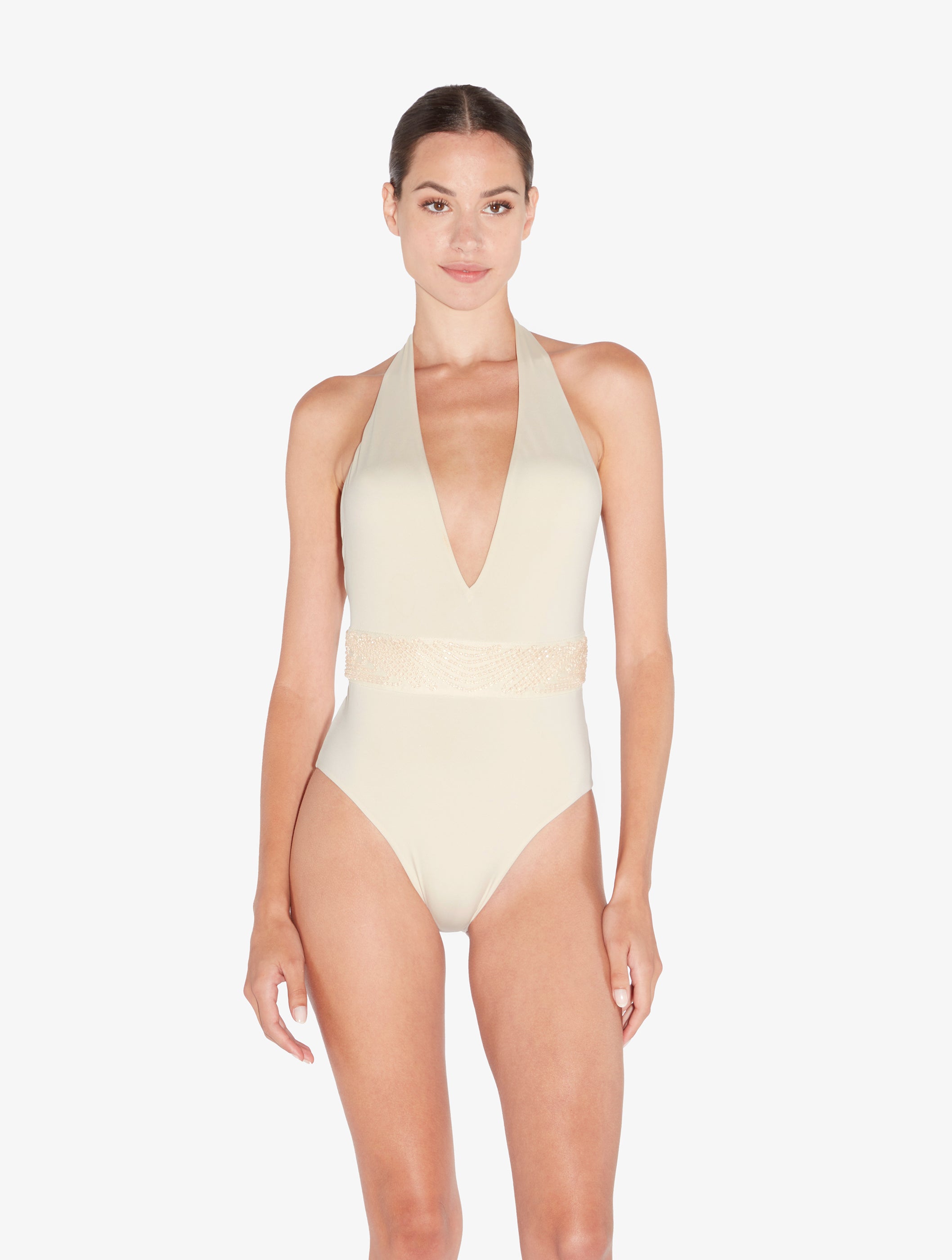 Luci di Capri Swimsuit in Champagne