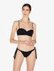 Luci di Capri Bandeau Bikini Top in Black