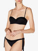 Luci di Capri Bandeau Bikini Top in Black