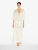 Luci di Capri Kaftan in Champagne mit Perlenbesatz
