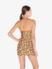 Amalfi Twist Orange Printed Short Dress