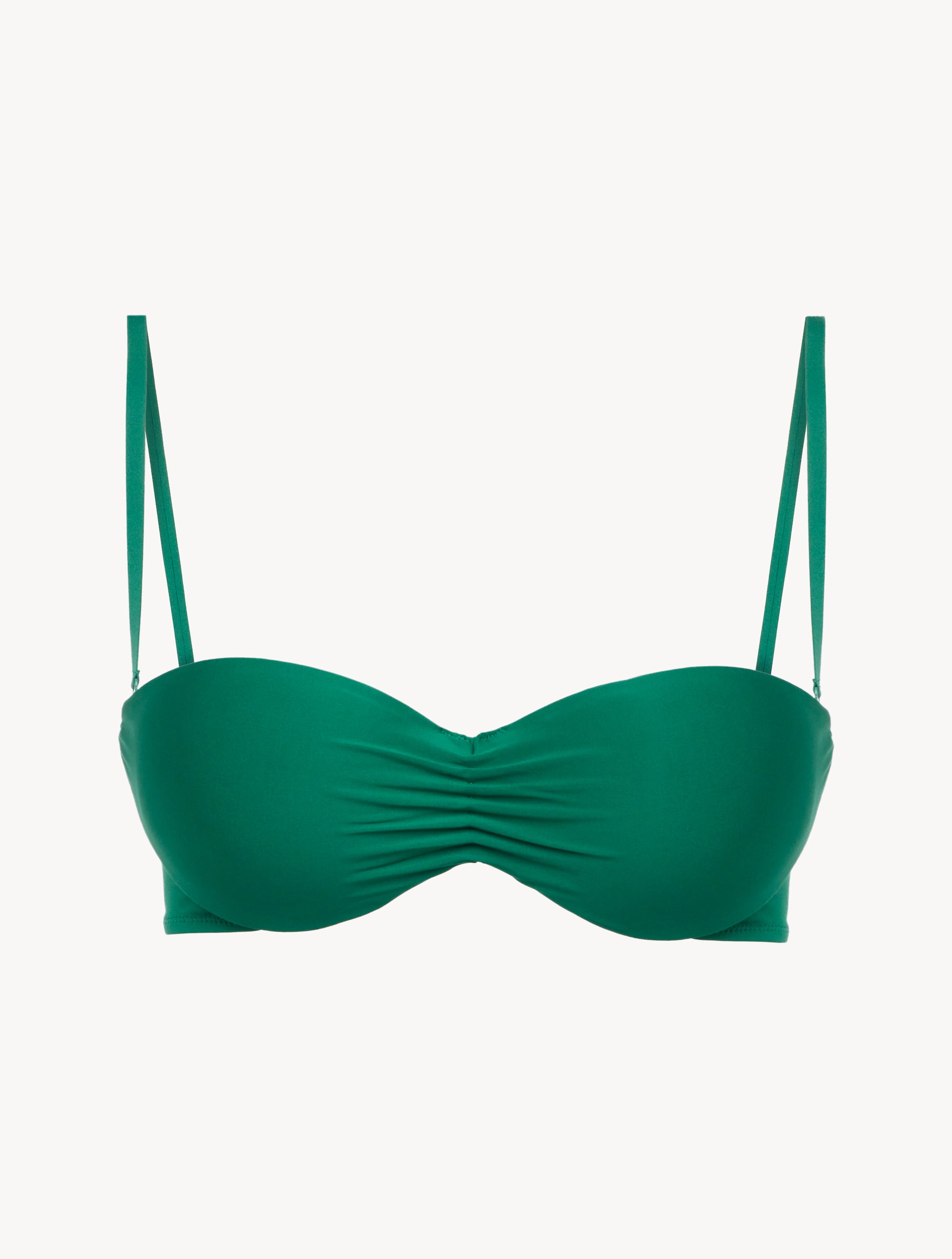 Amalfi Twist Bandeau Bikini Top in Green
