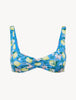 Amalfi Twist Reggiseno Bikini Stampato Blu