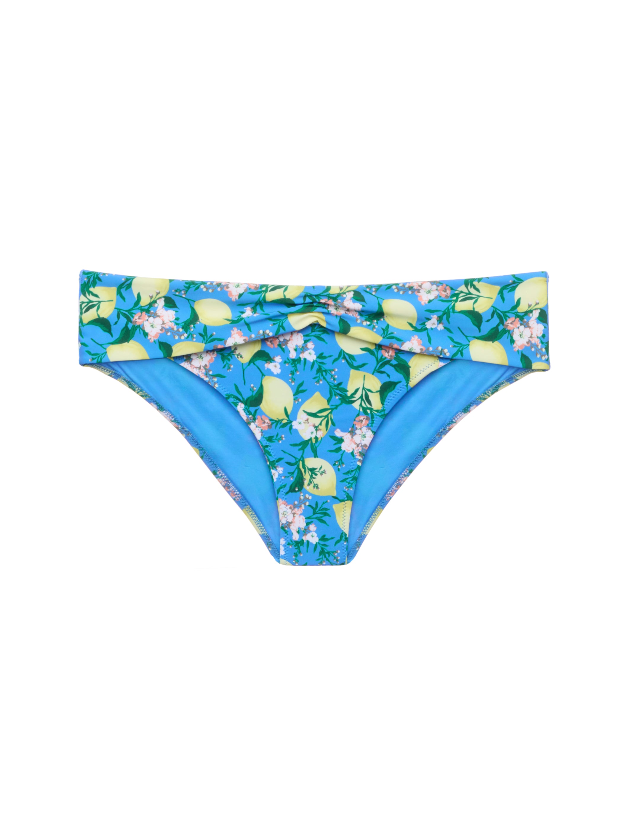 Amalfi Twist Blue Printed Bikini Brief