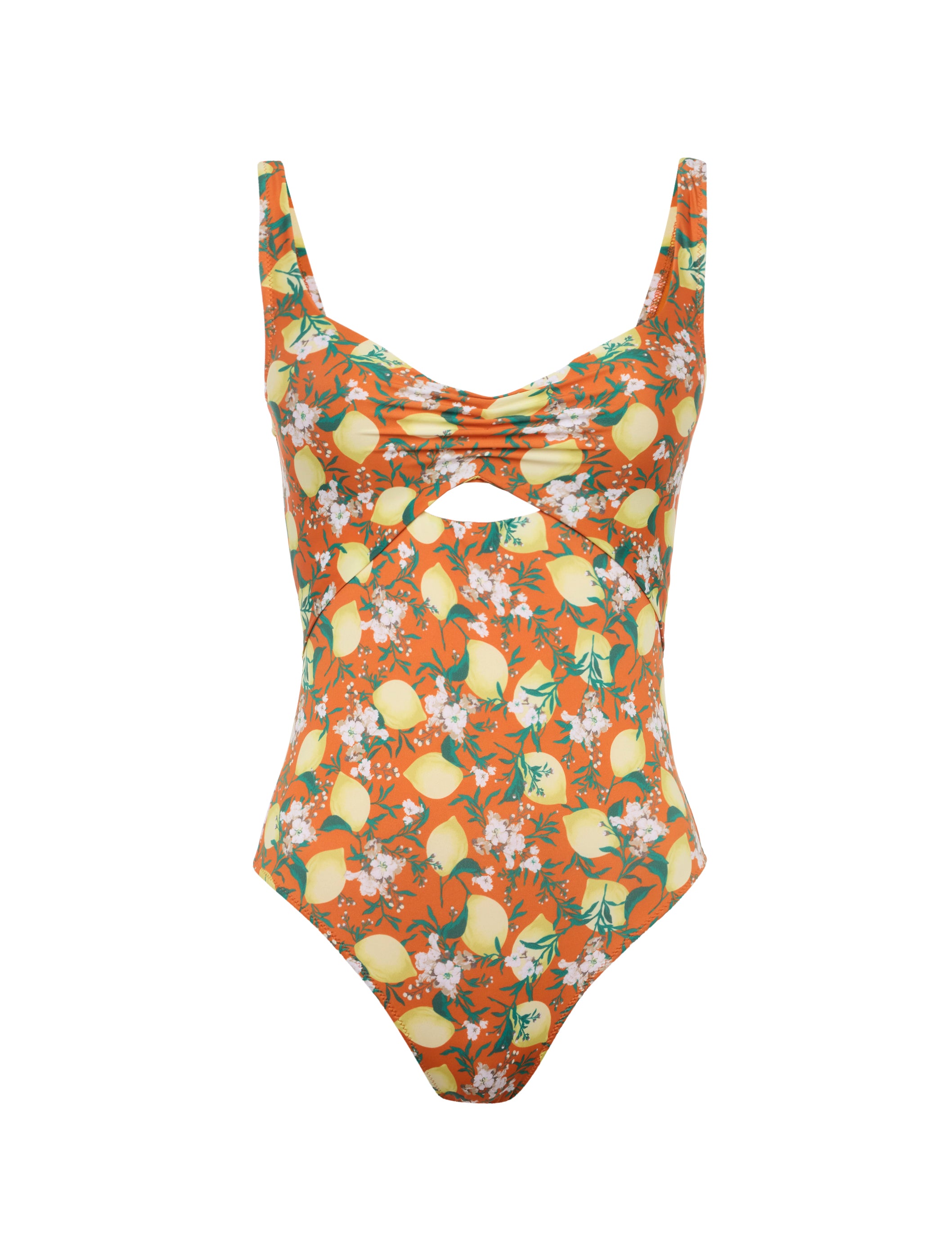 Amalfi Twist Costume Stampato Arancione