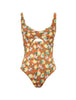 Amalfi Twist Costume Stampato Arancione