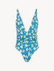 Amalfi Twist Blue Printed Swimsuit