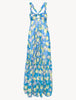 Amalfi Twist Blue Printed Maxi Dress