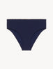 Braga de bikini de talle alto con monograma LP SIGNATURE en azul marino