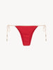LP SIGNATURE Monogram Bikini Brief in Red