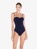 LP SIGNATURE Monogram Underwired Swimsuit in Navy