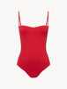 Traje de baño con aros LP SIGNATURE Monogram en rojo
