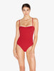 Traje de baño con aros LP SIGNATURE Monogram en rojo