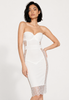 Shape Allure White Padded Underwired Dress